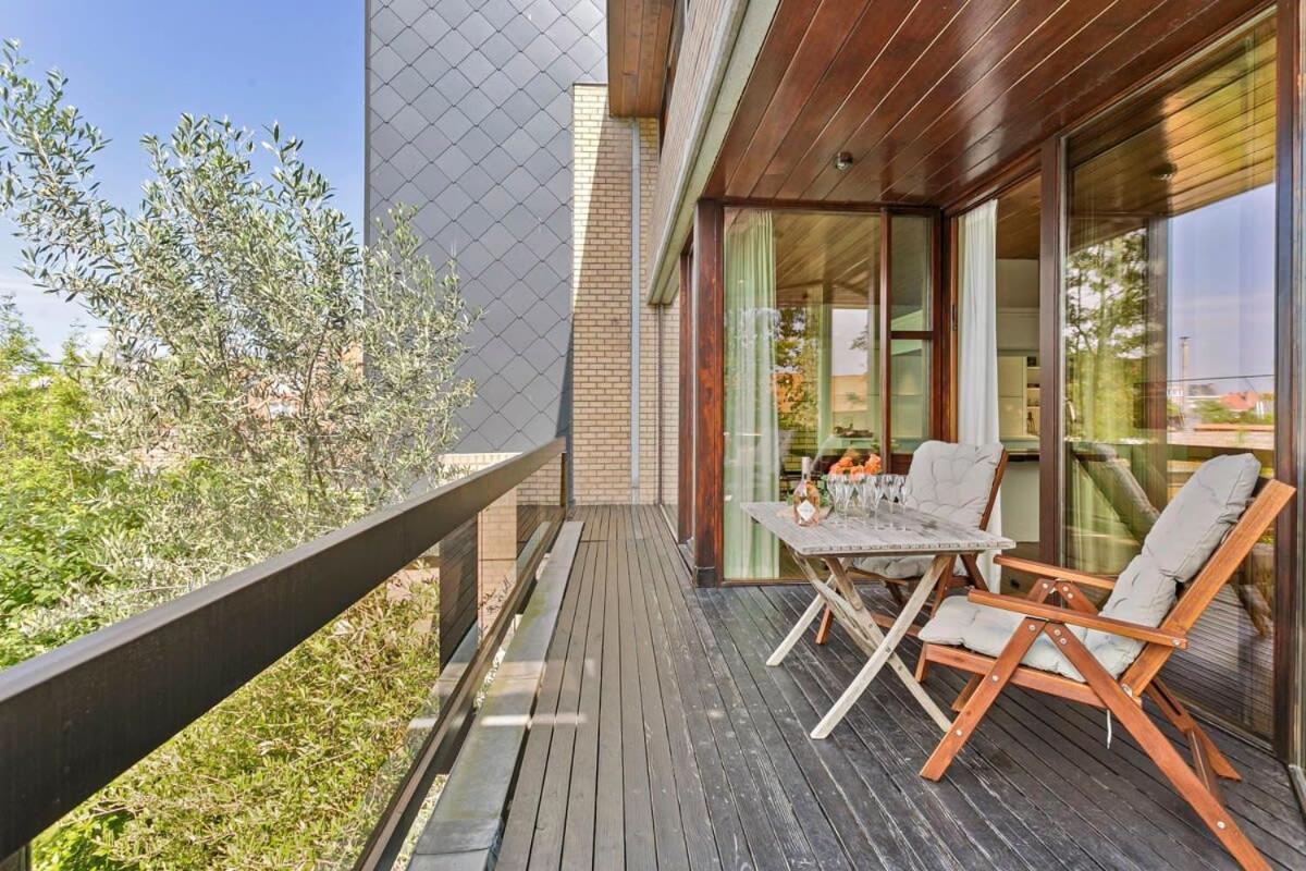 Eighties Modernist Design House With Garden Near The Beach Οστένδη Εξωτερικό φωτογραφία