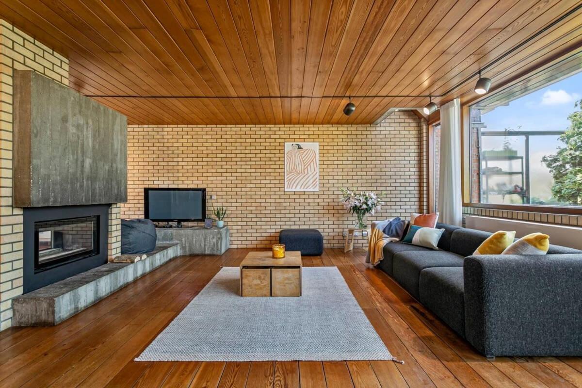 Eighties Modernist Design House With Garden Near The Beach Οστένδη Εξωτερικό φωτογραφία